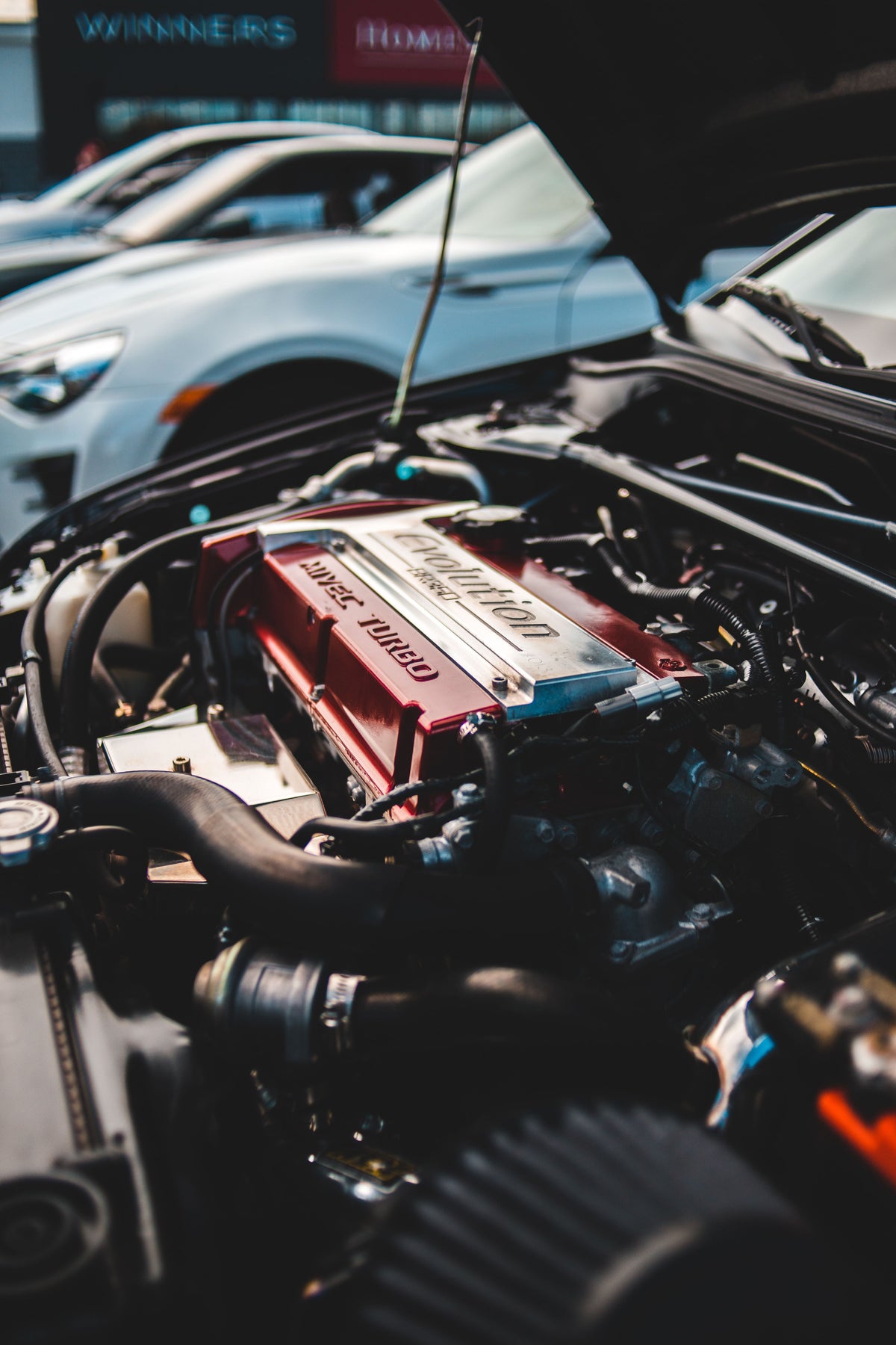 Car engine and service components for OE part-number identification
