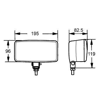 1 x PAIR HELLA COMET 550 SPOT DRIVING LAMPS LIGHT RALLY 4 X 4 TRUCK SET KIT NEW - Vehicle Parts & Accessories:Car Parts
