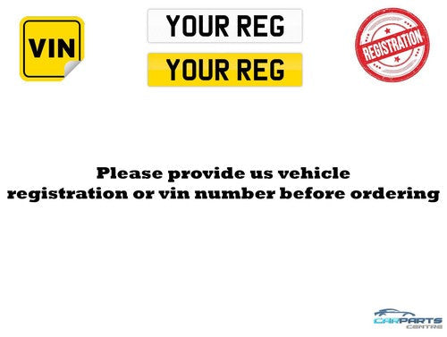 Vehicle registration information request displayed on Bosch Wiper Blade Aerotwin A943s