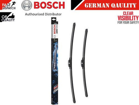 Bosch Aerotwin windshield wipers front wiper blade set for enhanced visibility