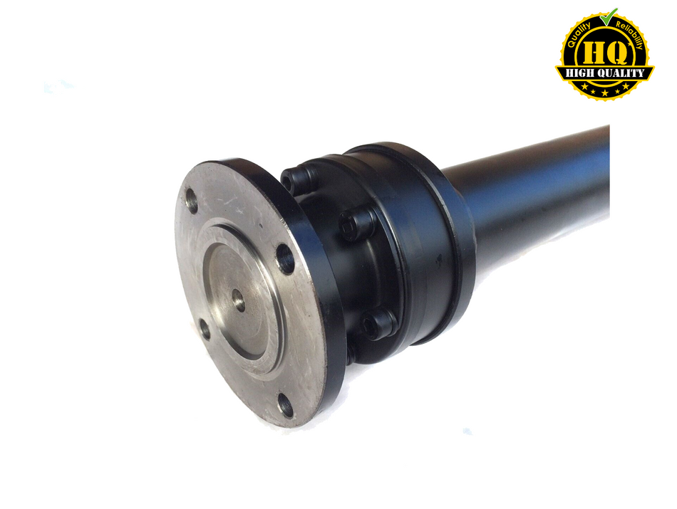 Black driveshaft with metal flange for London Taxi Lti Tx4 propshaft in manual models