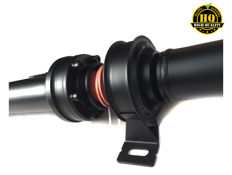Black driveshaft with center support bearing for London Taxi Lti Tx4 propshaft