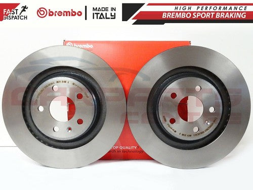 Gray brake rotors for Audi A4 A5 S4 S5 Q5 with Brembo 330mm vented discs
