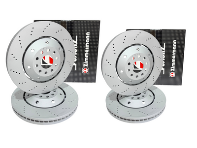 For Audi Rsq3 Rs Q3 (2013-2018) Zimmerman Drilled Front Rear Brake Discs