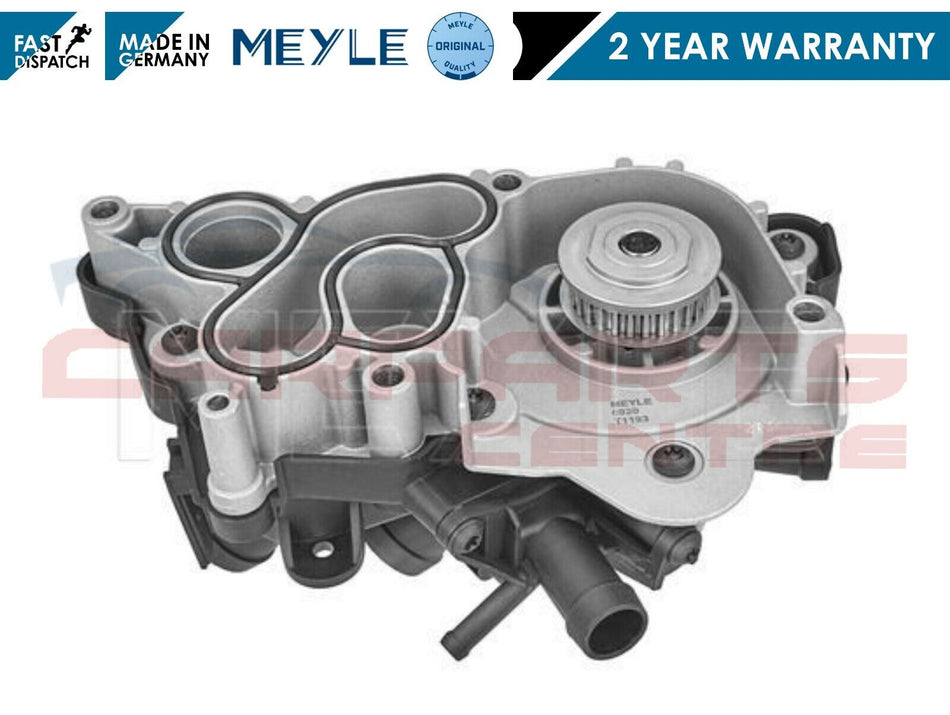 Automotive water pump assembly for Audi Seat VW TSI TFSI Meyle Waterpump Thermostat