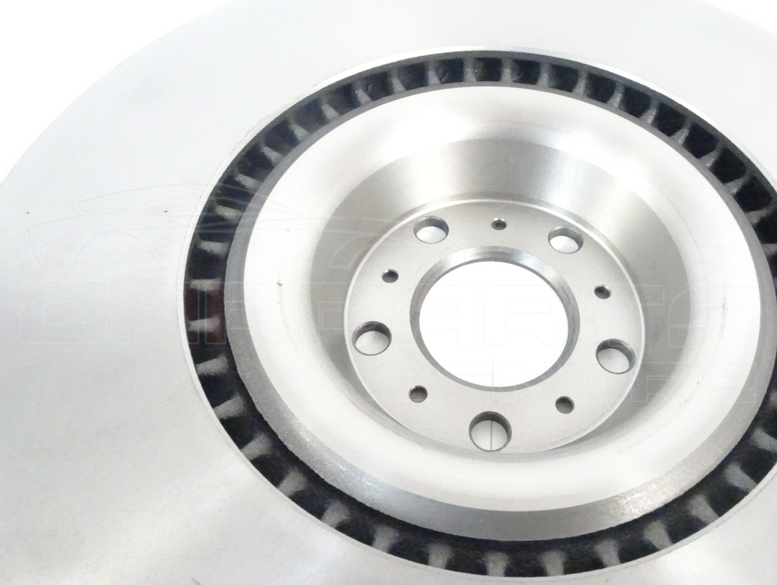 Silver brake rotor for Bentley Continental Flying Spur GT GTC 2003 front vented disc