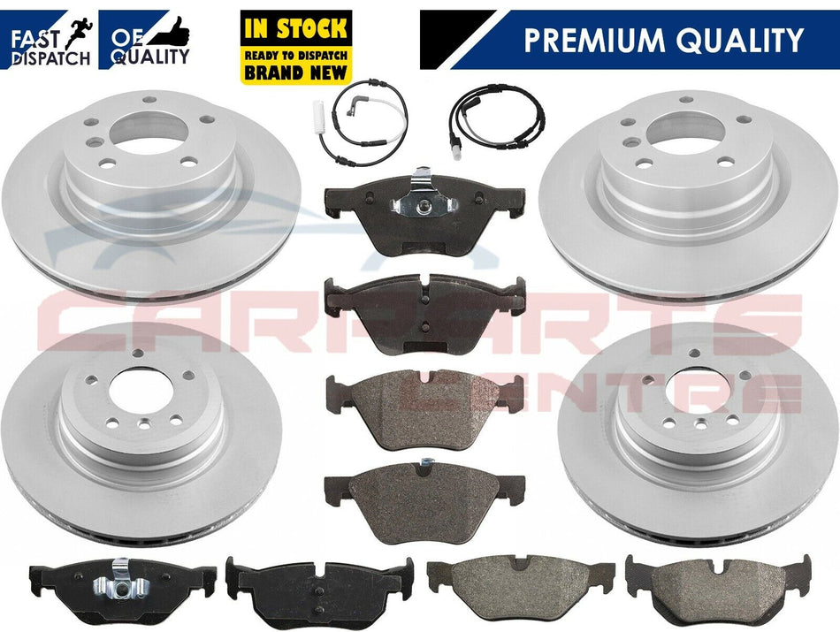 Car brake parts set for BMW 1 E81 E87 3 E90 E91 E92 E93 front and rear discs and pads
