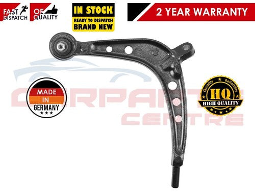 Black metal suspension arm for BMW 330xd 330xi E46 front lower left control arm