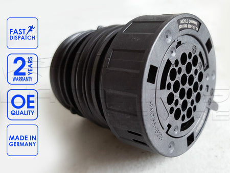 Black circular electrical connector for BMW Automatic Transmission Gearbox Pan Sump Filter
