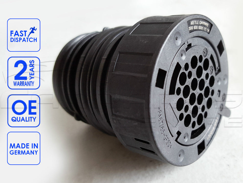 Black circular electrical connector for BMW Automatic Transmission Gearbox Pan Sump Filter