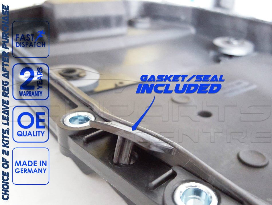 Black gasket with metal inserts for BMW Automatic Transmission Gearbox Pan Sump Filter ATF Oil