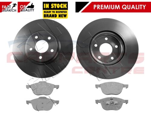 Front 300mm vented brake discs and pads set for Ford Kuga 2.0 2.5 2008-2013