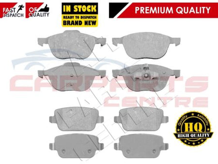 Set of brake pads for Ford Kuga 2.0 Tdci 2.5 Turbo 2008-2013 front and rear