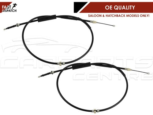 Black parking brake cables for Ford Mondeo Mk3 rear handbrake system