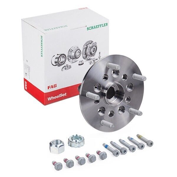 Front wheel hub bearing assembly with hardware for Ford Transit 2.2 FWD Mk8 Tourneo Custom