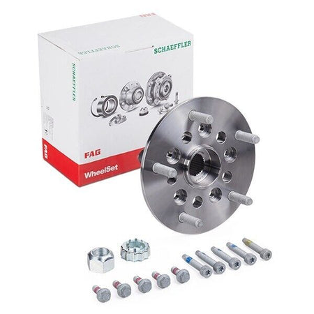 Front wheel hub bearing assembly with hardware for Ford Transit 2.2 FWD Mk8 Tourneo Custom