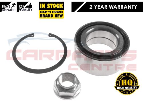 Wheel bearing assembly with retaining ring and nut for Honda Accord CU 08 front axle