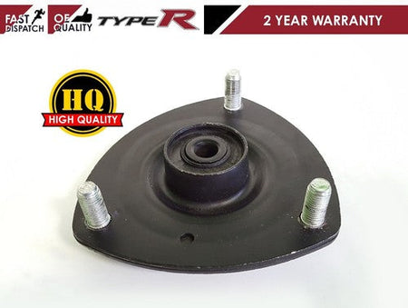 Black triangular Honda Civic EP3 Type R front top strut mount with three studs