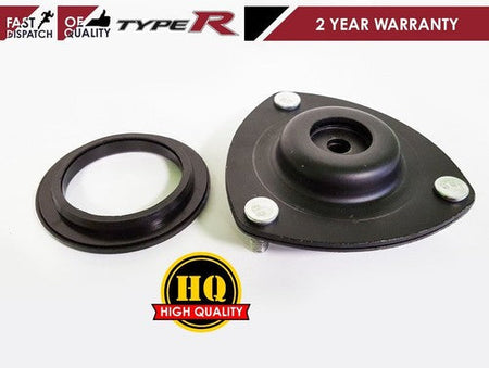 Black front left top strut mount and bearing set for Honda Civic EP3 Type R