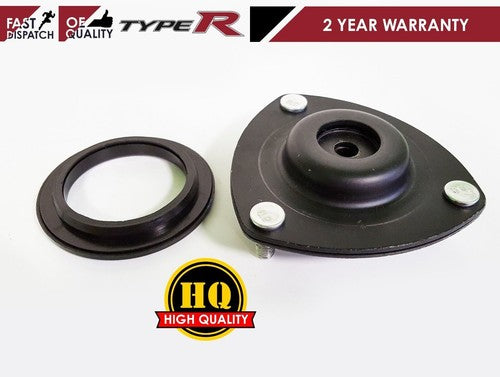 Black front left top strut mount and bearing set for Honda Civic EP3 Type R