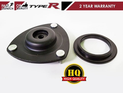 Black front right top strut mount and ring for Honda Civic EP3 Type R suspension system
