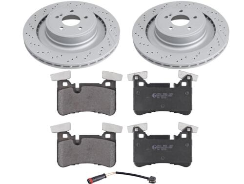 Mercedes Benz C63 CLS 63 AMG front drilled brake discs and pads for optimal stopping power