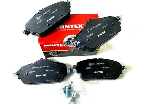 Mintex brake pads and box for Mercedes Eclass Cclass W205 213 C205 drilled grooved discs