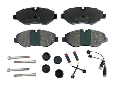 Car brake pad set for Mercedes Sprinter 2006 front with premium brake discs and sensors