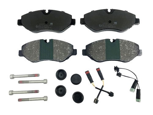 Car brake pad set for Mercedes Sprinter 2006 front with premium brake discs and sensors