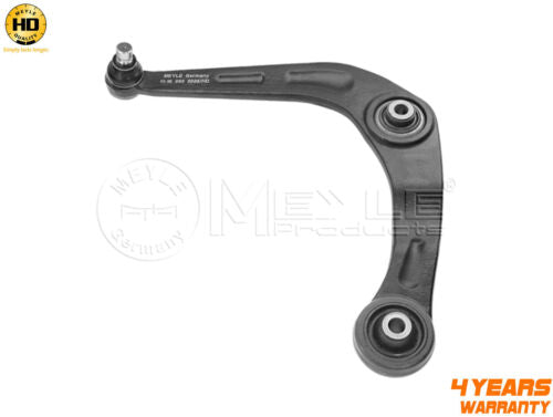 Black suspension control arm for Peugeot 206 front lower left wishbone Meyle HD