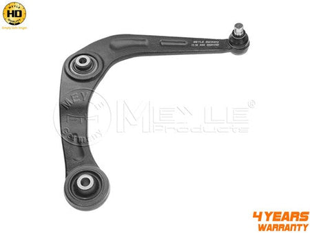 Black suspension control arm for Peugeot 206 front lower right heavy duty wishbone