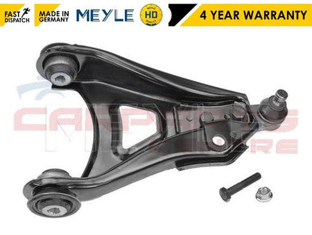 Black suspension control arm with ball joint for Renault Clio Mk2 front right lower suspension wishbone Meyle HD