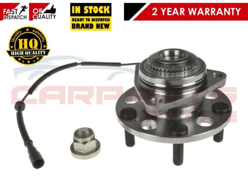 Automotive wheel hub assembly with sensor and nut for Ssangyong Actyon Kyron Rexton