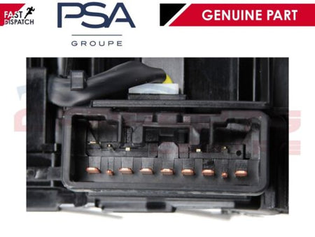 Black electrical connector with metal pins for Toyota Aygo Peugeot 107 Citroen C1 indicator switch