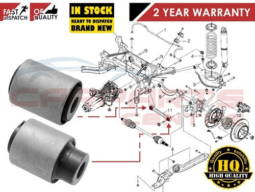 Automotive suspension components for Vauxhall Antara L07 Chevrolet Captiva C100 rear bush