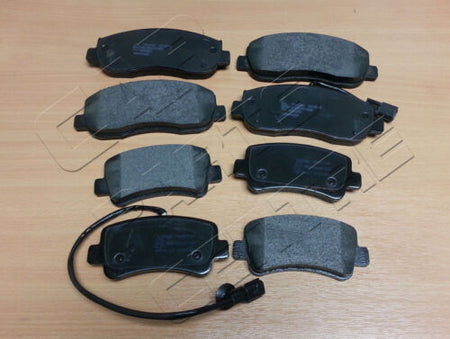 Eight car brake pads for Vauxhall Movano Renault Master 2010 front and rear brake pad set