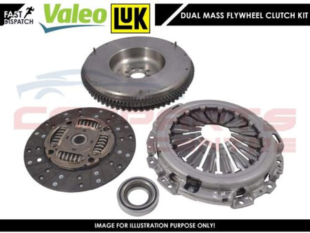 Dual mass flywheel clutch kit for Vauxhall Zafira 1.7 CDTI Z17DTJ with CSC bearing