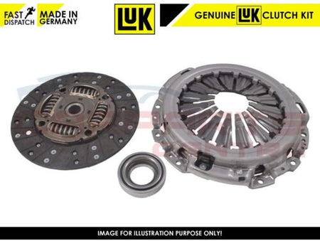 LuK clutch kit for Vauxhall Zafira 1.7 CDTI with clutch cover disc and CSC bearing