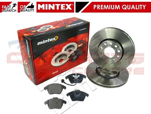 Car brake discs and pads for VW Passat 3C2 3C5 1.9 2.0 TDI front Mintex parts