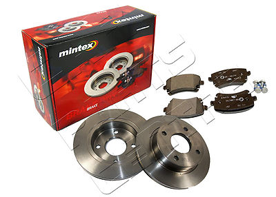 Car brake components including rear Mintex brake disc and pad for VW Passat 3C2 3C5 TDI