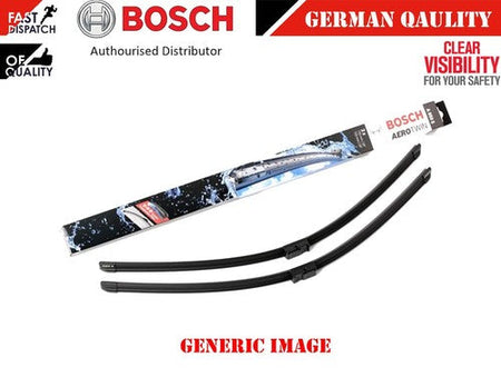 Bosch Aerotwin windshield wipers and packaging for Genuine Bosch Aerotwin Front Wiper Blades Set