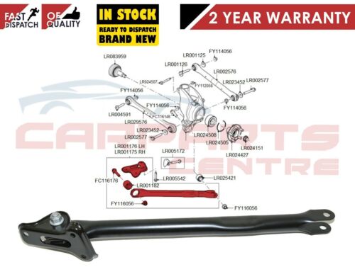 Black suspension arm for Land Rover Freelander 2 L359 Range Rover Evoque L538 rear lower left outer arm