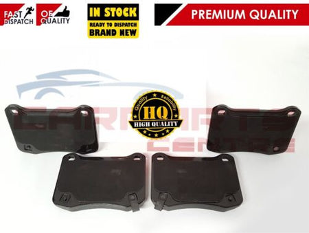 Four black brake pads for Lexus ISF 5.0 rear axle Brembo brake pad set