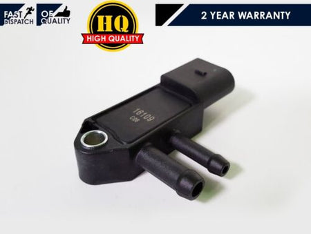 Black automotive manifold absolute pressure sensor for OE Quality Engine DPF exhaust system