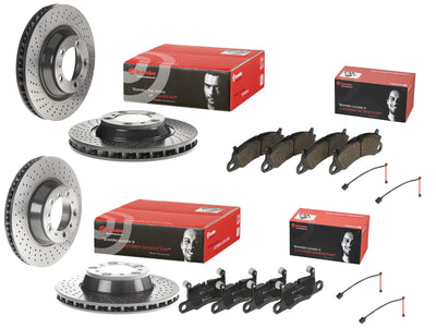Front Rear Brembo Brake Discs Pads Sensors For Porsche 718 911 2.0 3.8 2011 -