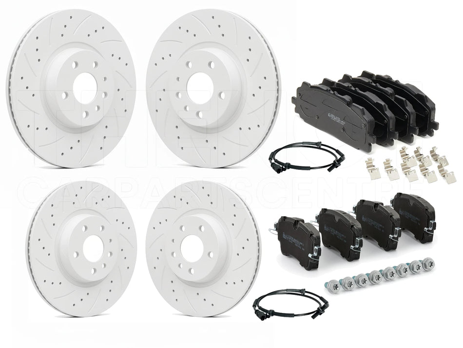 FRONT REAR BRAKE DISC DISCS PADS FOR AUDI A6 Q5 S4 S5 SQ5 TDI TFSI 2016 -