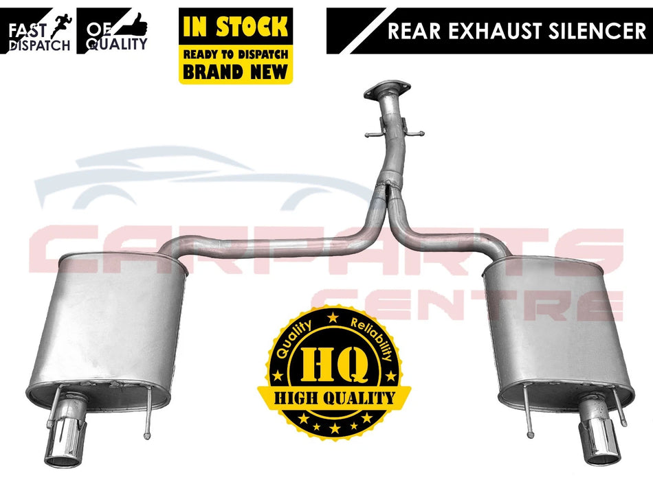 FOR LEXUS IS250 2.5 PETROL RWD REAR TWIN TAIL PIPE EXHAUST SILENCER BACK BOX
