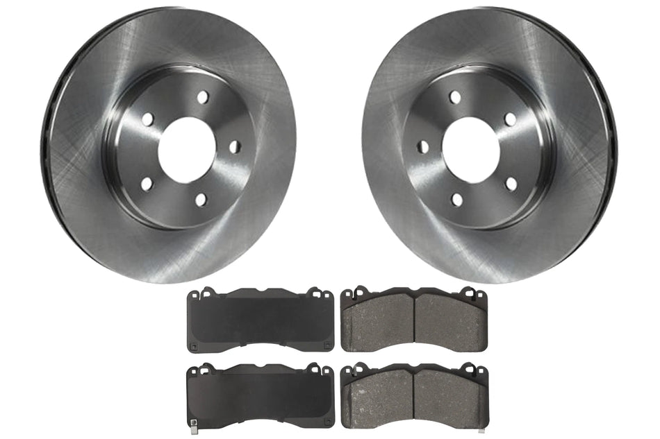 FRONT BRAKE DISCS PADS FOR MUSTANG 380MM